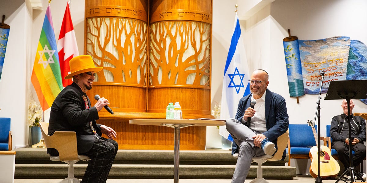 Rabbi recounts “magical night” with Boy George at Vancouver synagogue