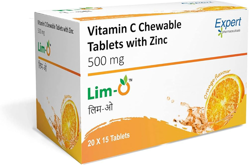 Lim-O Vitamin C(500mg) & Zinc, Chewable Tablets, Orange Flavour (60 Tablets) : Amazon.in: Health & Personal Care Lim-O Vitamin C(500mg) & Zinc, Chewable Tablets, Orange Flavour (60 Tablets) : Amazon.in: Health & Personal Care