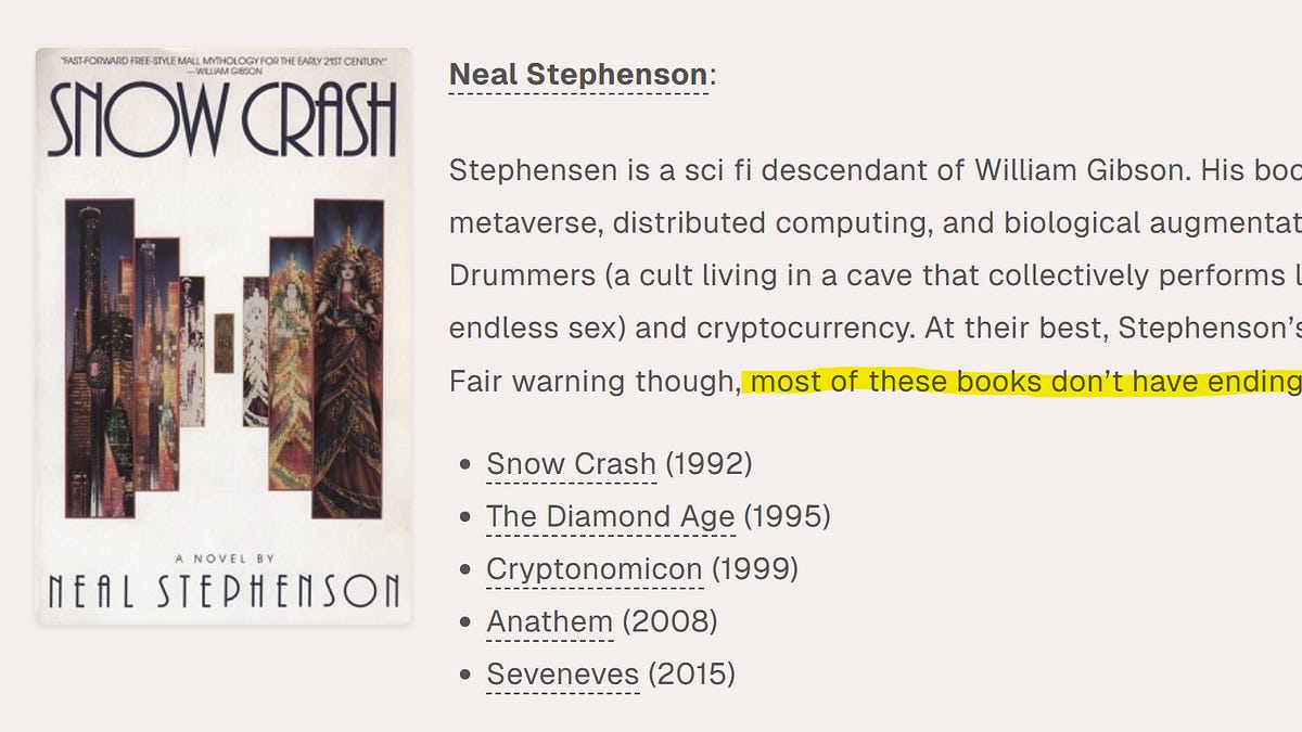 A Remarkable Assertion from A16Z - by Neal Stephenson