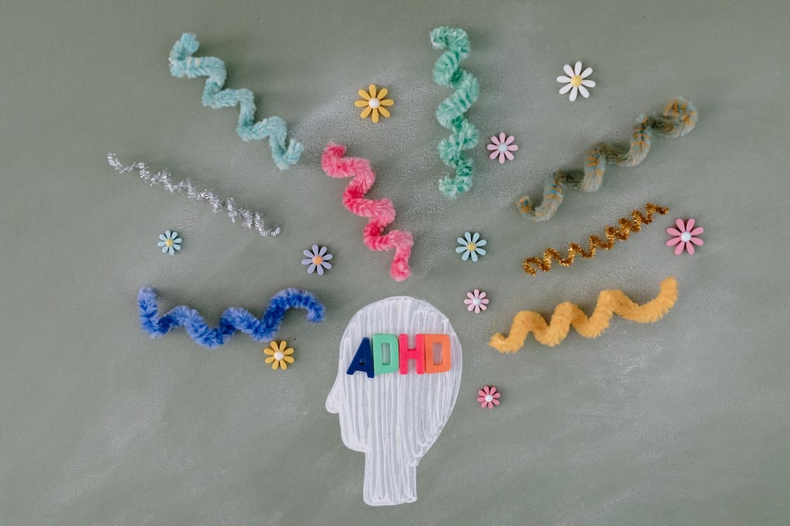 Free ADHD Text Stock Photo