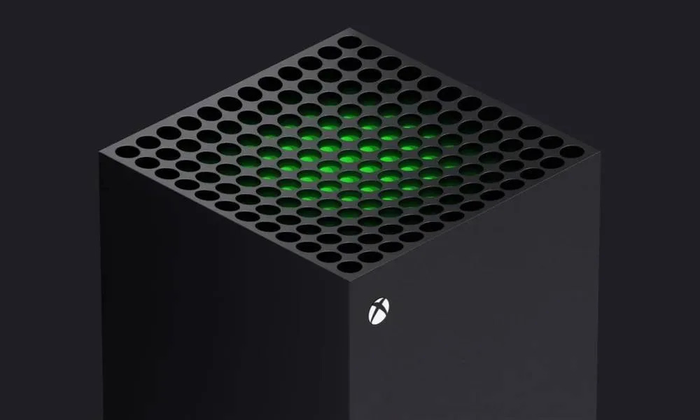 Top of the Xbox Series X