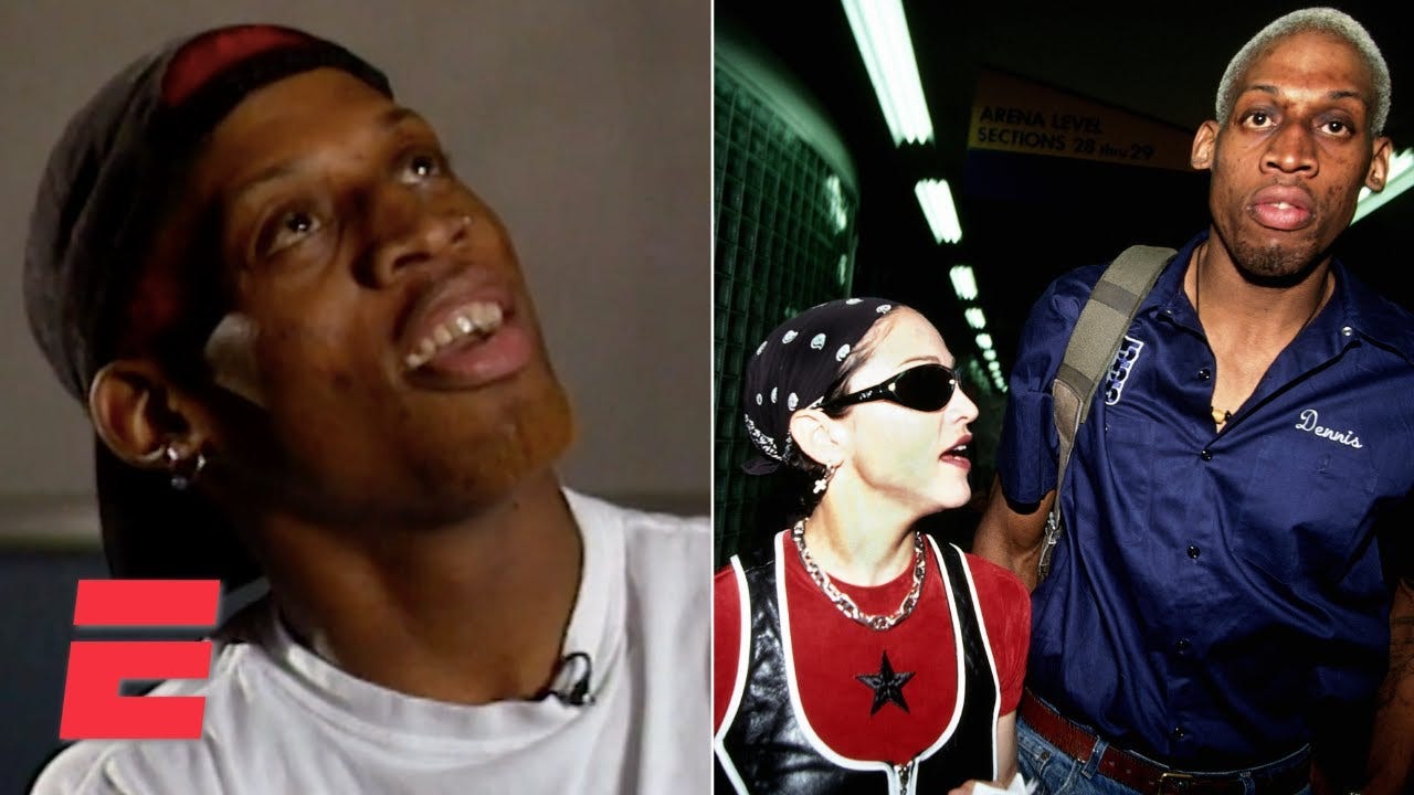 Dennis Rodman talks about his relationship with Madonna in 1995 ...