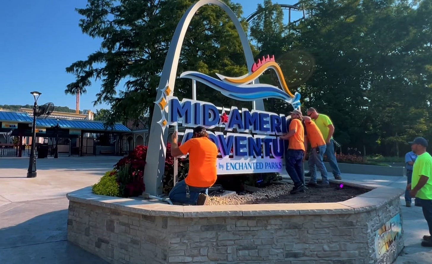 Six Flags changes name to Mid America Adventure / Image: KSDK