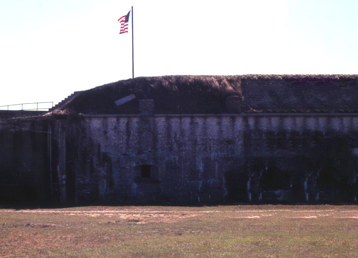 Fort Pickens barrier wall