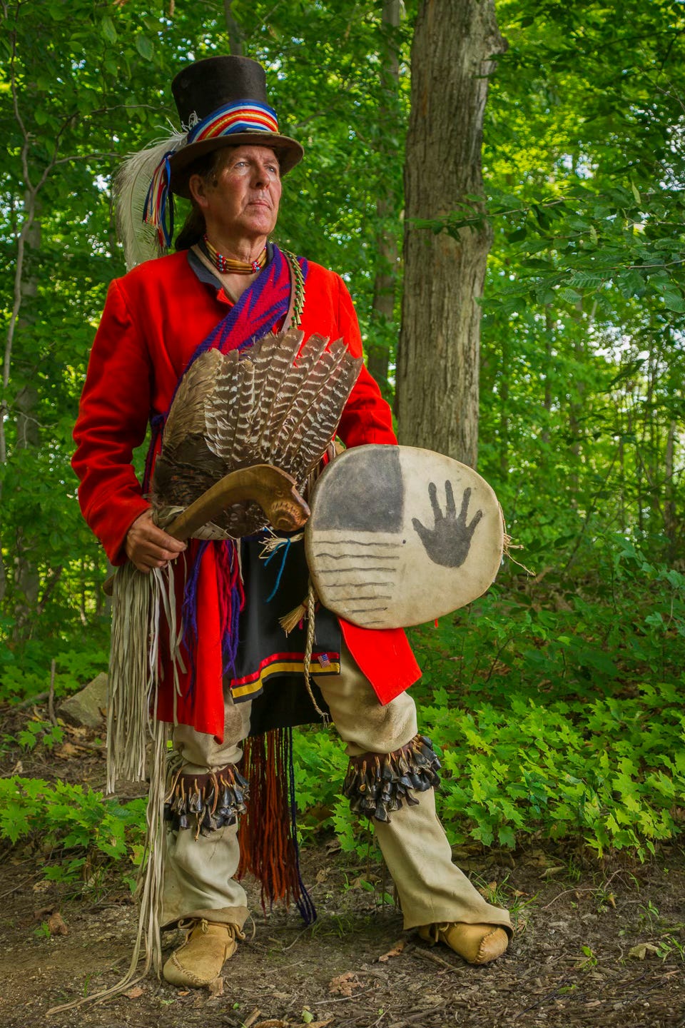 The Redcoat — Native American photography by James Cook