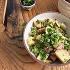 Asparagus and Pea Potato Salad