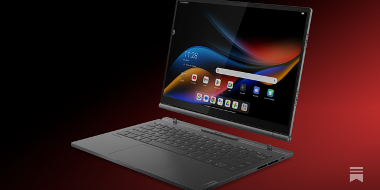 This Lenovo 2-in-1 laptop turns into an Android tablet and Windows PC