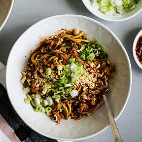 Dan Dan Noodles and Homemade Hoisin Sauce