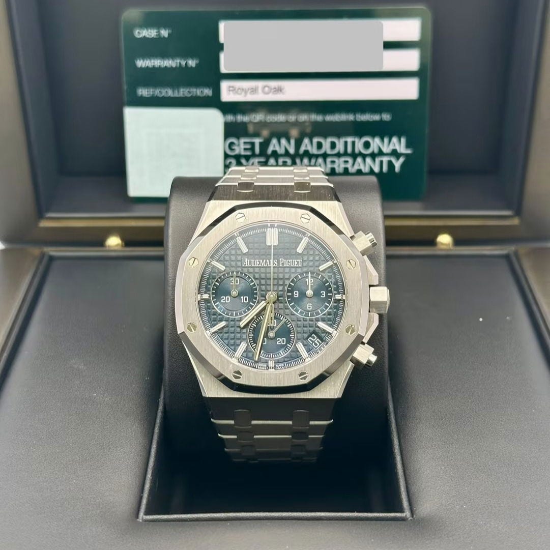 2022 Audemars Piguet Royal Oak Chronograph 41 / Blue 26240ST.OO.1320ST.01 Listing Image 1