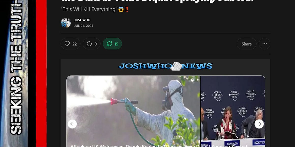 🚨BREAKING: Major Attack on All Drinking Waters in Full Effect NOW!!