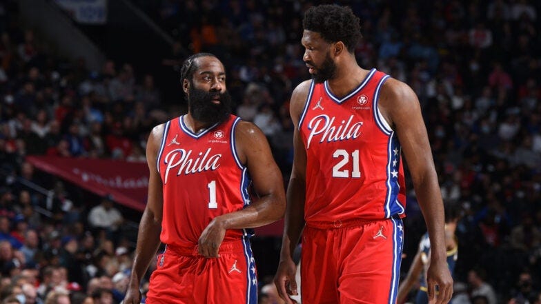 Joel Embiid (back), James Harden (hamstring) out against Heat | NBA.com