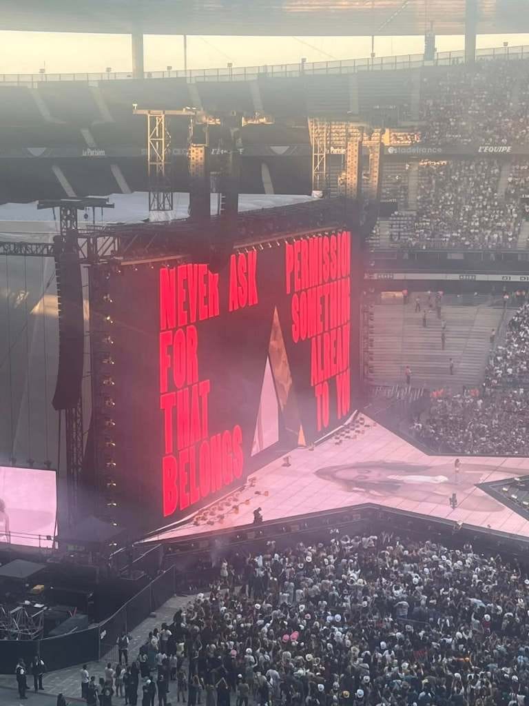 Beyonce Cowboy Carter Tour Never ask permission for something that already belongs to you