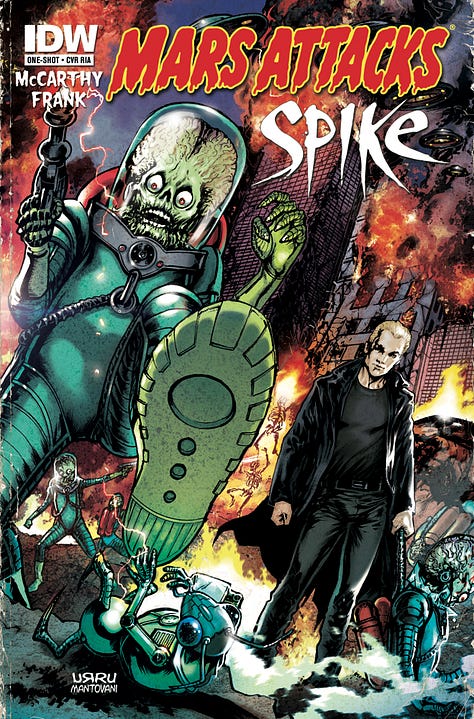Other than the Martians, none of these characters actually appeared in the series itself.