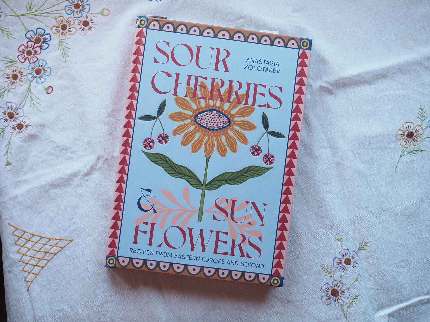 Sour Cherries and Sunflowers by Anastasia Zolotarev