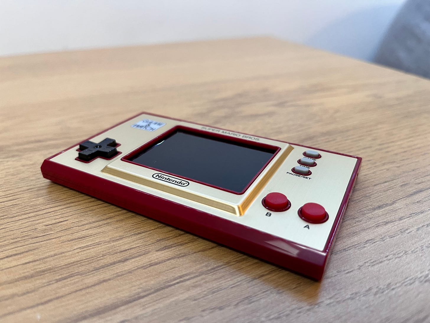 Just a photo of the console with the screen turned off.