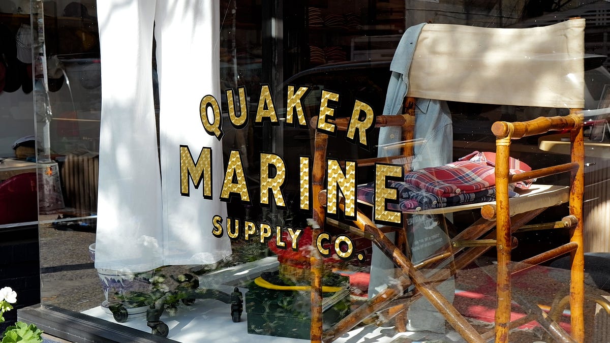 Inside Quaker Marine Supply Co.