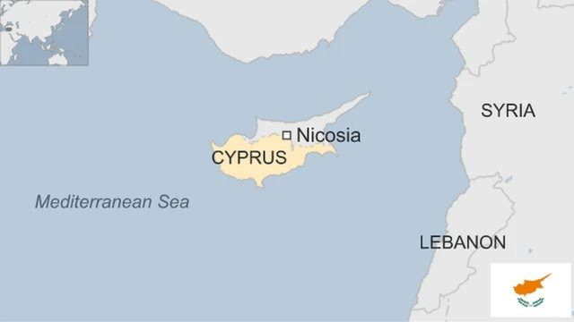 Map of Cyprus