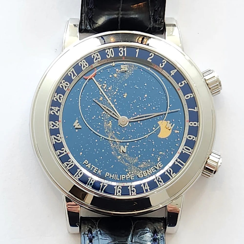 2015 Patek Philippe Celestial Platinum / Blue 6102P-001 Listing Image 1