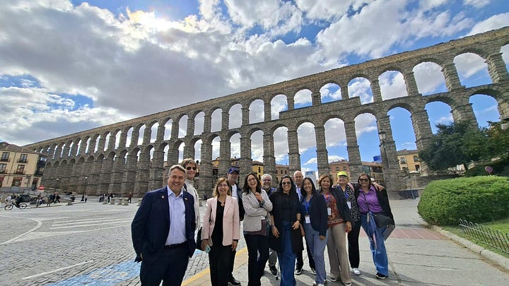 Funcionarios de Republica Dominicana, Mexico, Costa Rica, Ecuador y Venezuela en Madrid