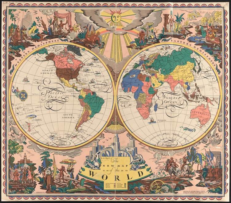 The new map of the world