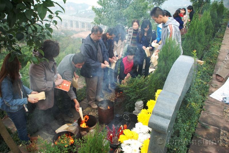 Ancestor worship and veneration in China