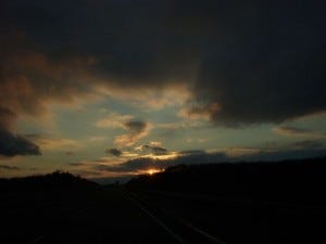Oklahoma sunset.