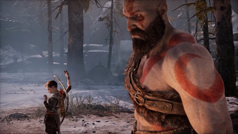 Kratos' son takes his bow
