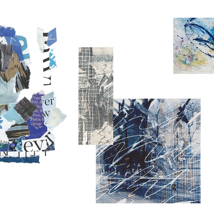 Heavy Cloud – aerial collage works
