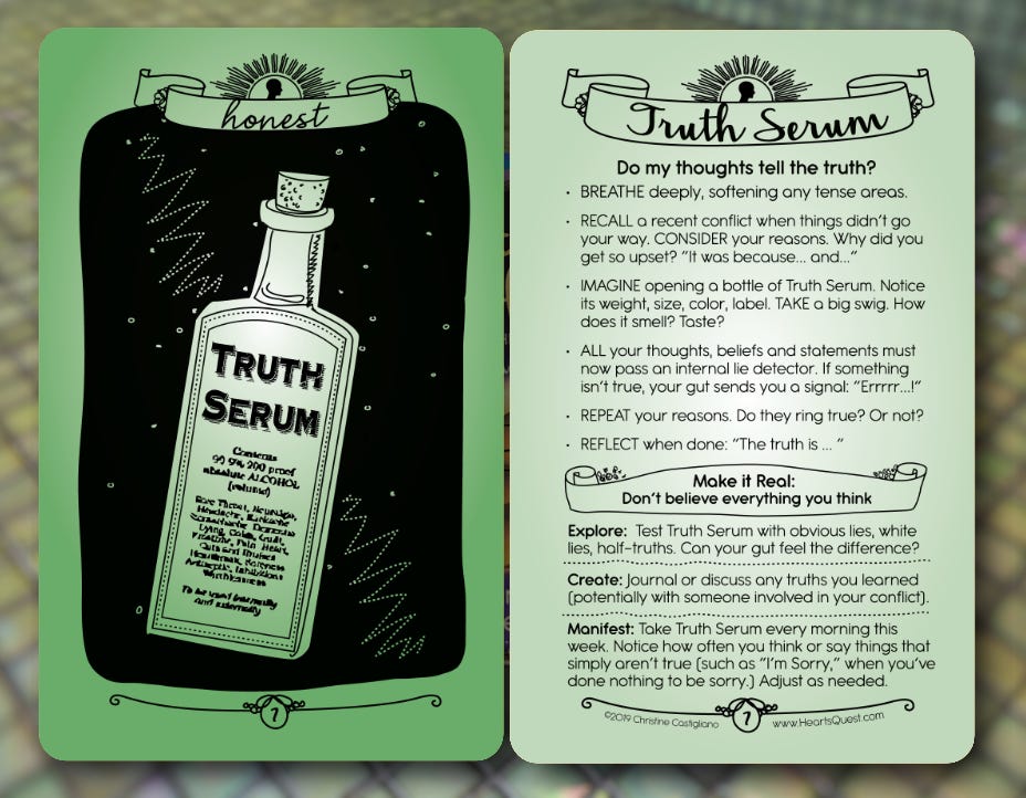 Truth Serum Tool for honesty Truth Serum Tool for honesty