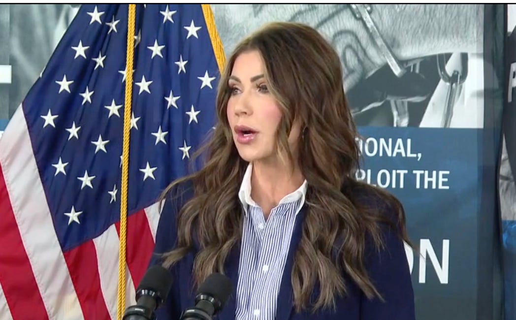 Homeland Security Secretary Kristi Noem Highlights ICE Operations and Florida Partnerships During Bradenton Visit