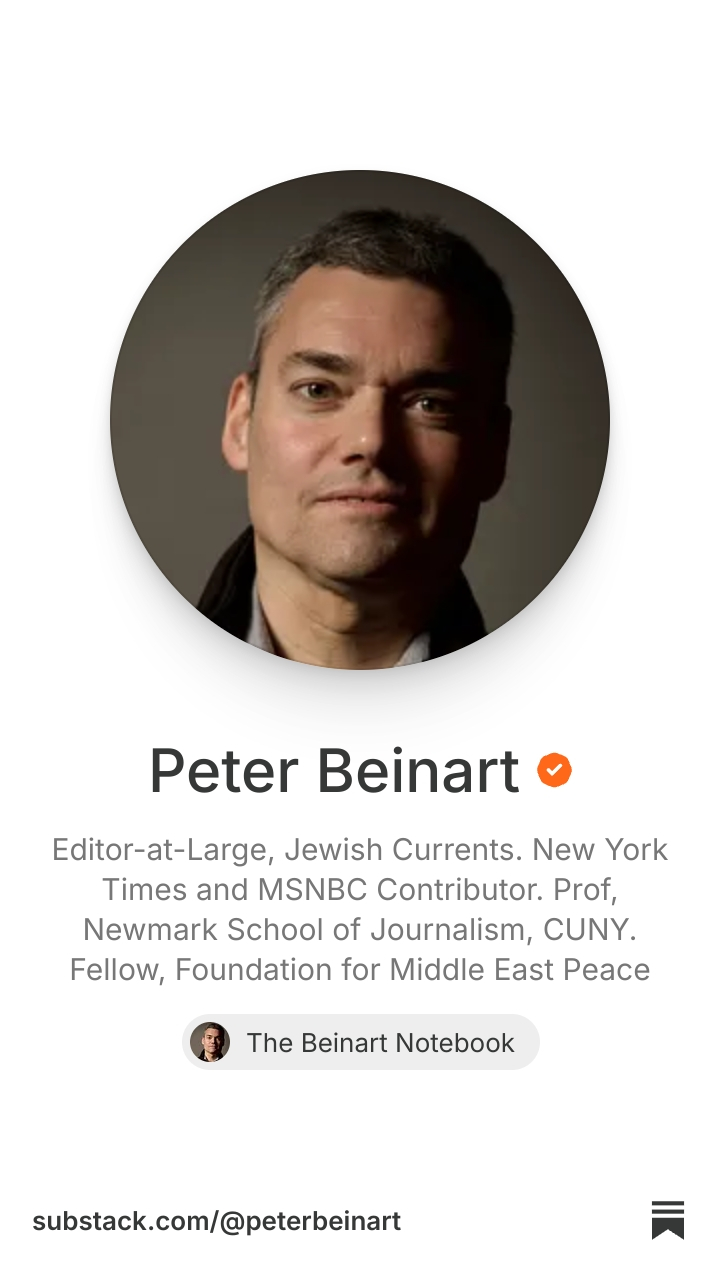 Peter Beinart | Substack
