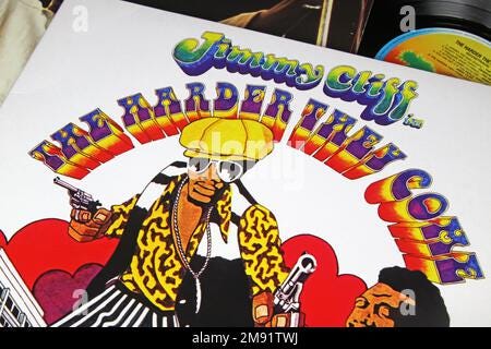 THE HARDER THEY COME - JIMMY CLIFF - Vintage cover album Stock Photo - Alamy