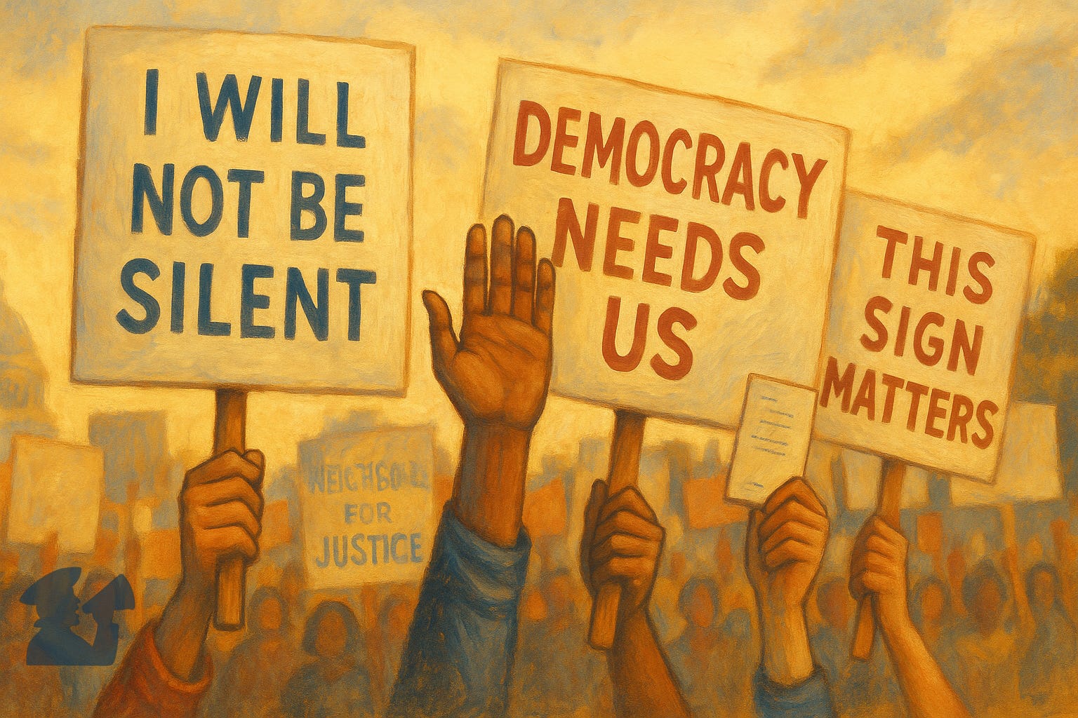 Illustration of why protest signs are more important than you think Illustration of why protest signs are more important than you think