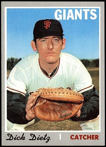 1970 Topps # 135 Dick Dietz San Francisco Giants (Baseball Card) NM Giants
