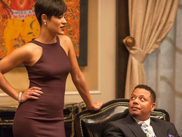 terrance howard with anika lucious on empire recap 4 2015 terrance howard with anika lucious on empire recap 4 2015