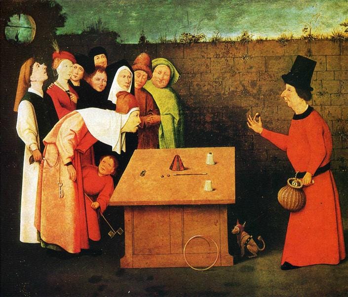 The Conjuror, 1475 - 1480 - Hieronymus Bosch