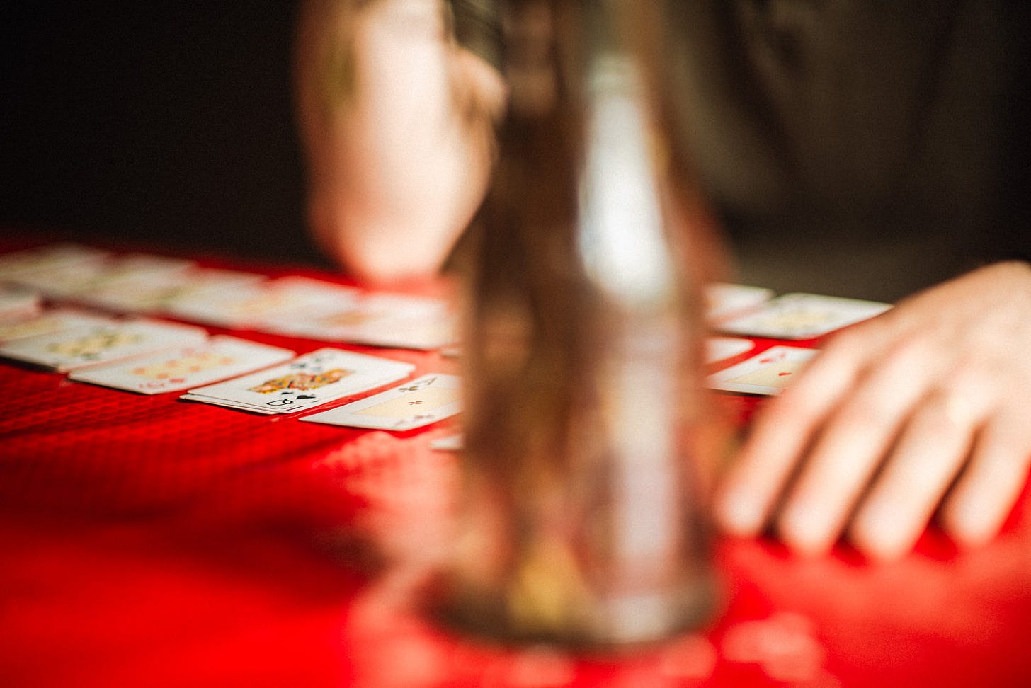 playing the accordion solitaire