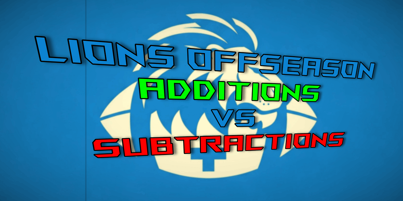 Detroit Lions Offseason Health Review: Additions vs Subtractions 