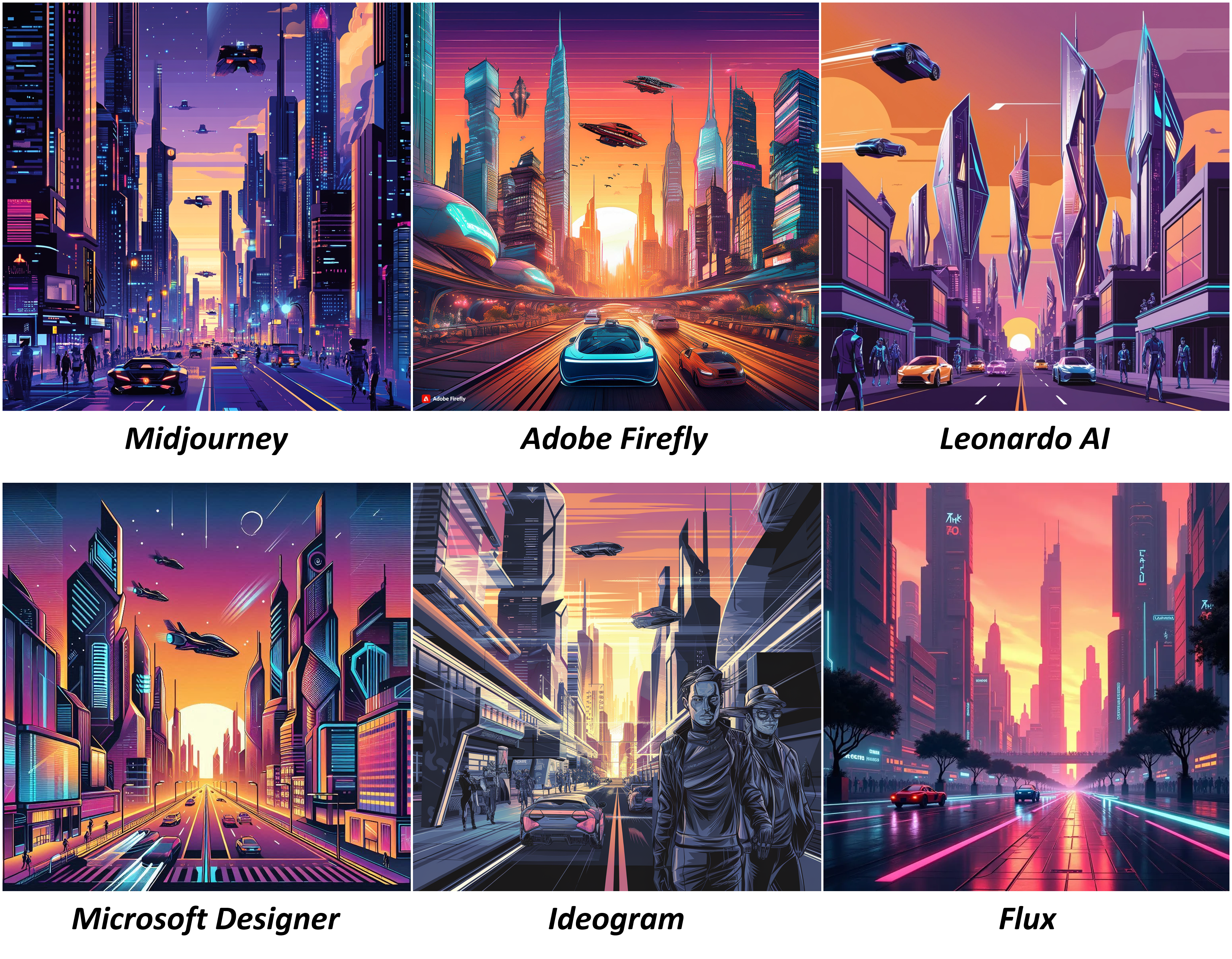 AI Artistry (Part I): Comparing Midjourney, Leonardo AI, Flux and More