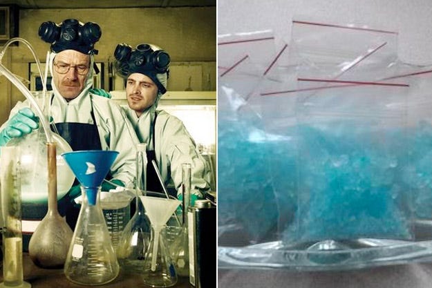 Niebieski towar - ikoniczny rekwizyt z Breaking Bad