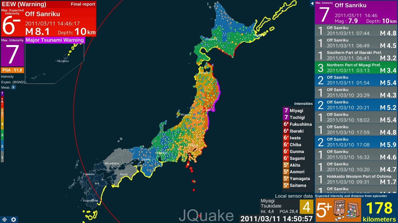 JQuake - The Great East Japan Earthquake of March 11th, 2011 JQuake - The Great East Japan Earthquake of March 11th, 2011
