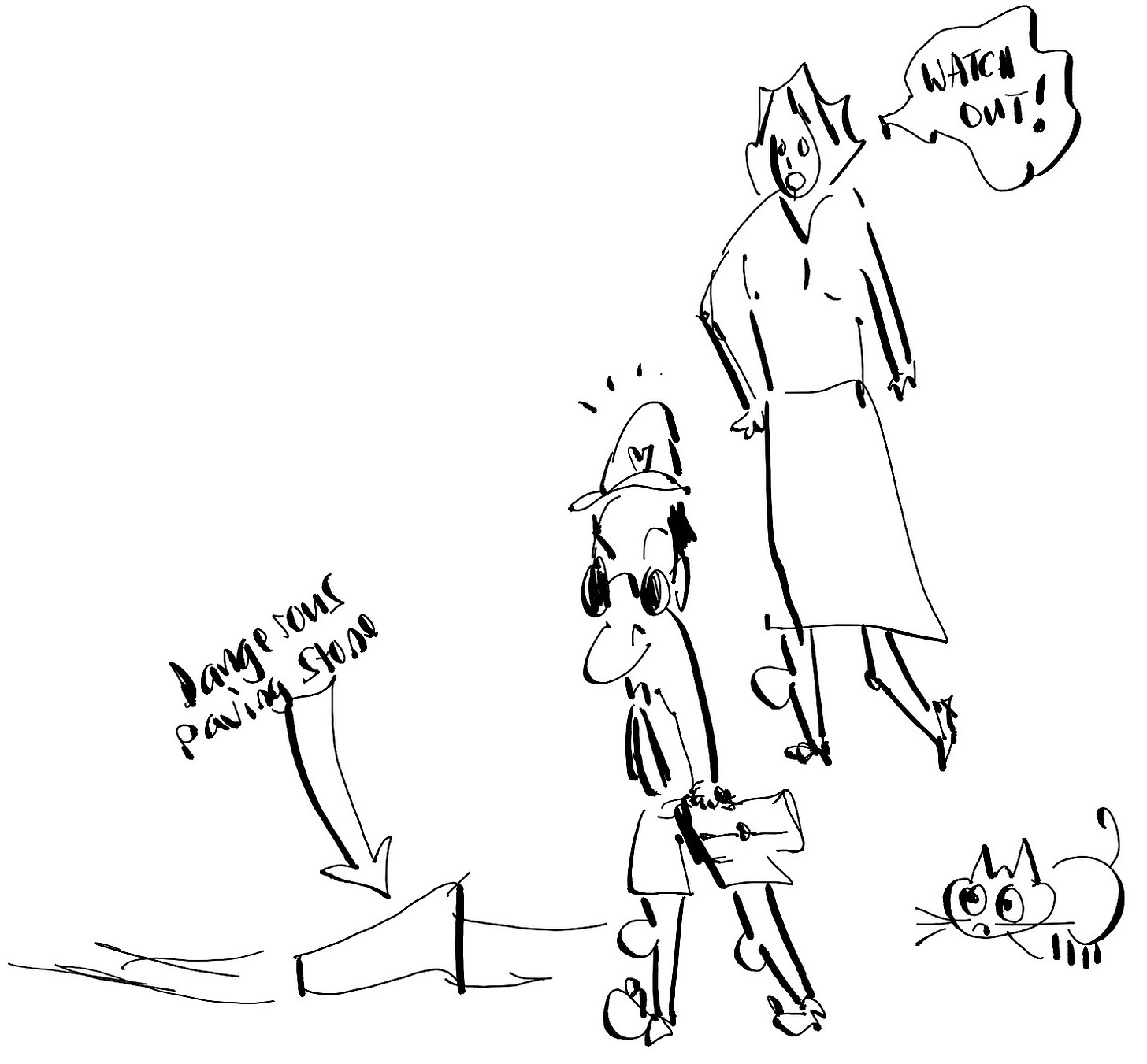 Young Terry going to school