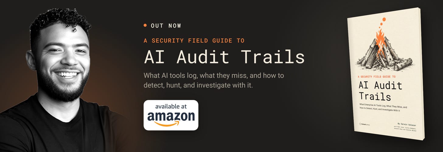 A Security Field Guide to AI Audit Trails — available on Amazon
