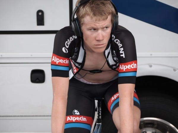 Lawson Craddock with game face on Lawson Craddock with game face on