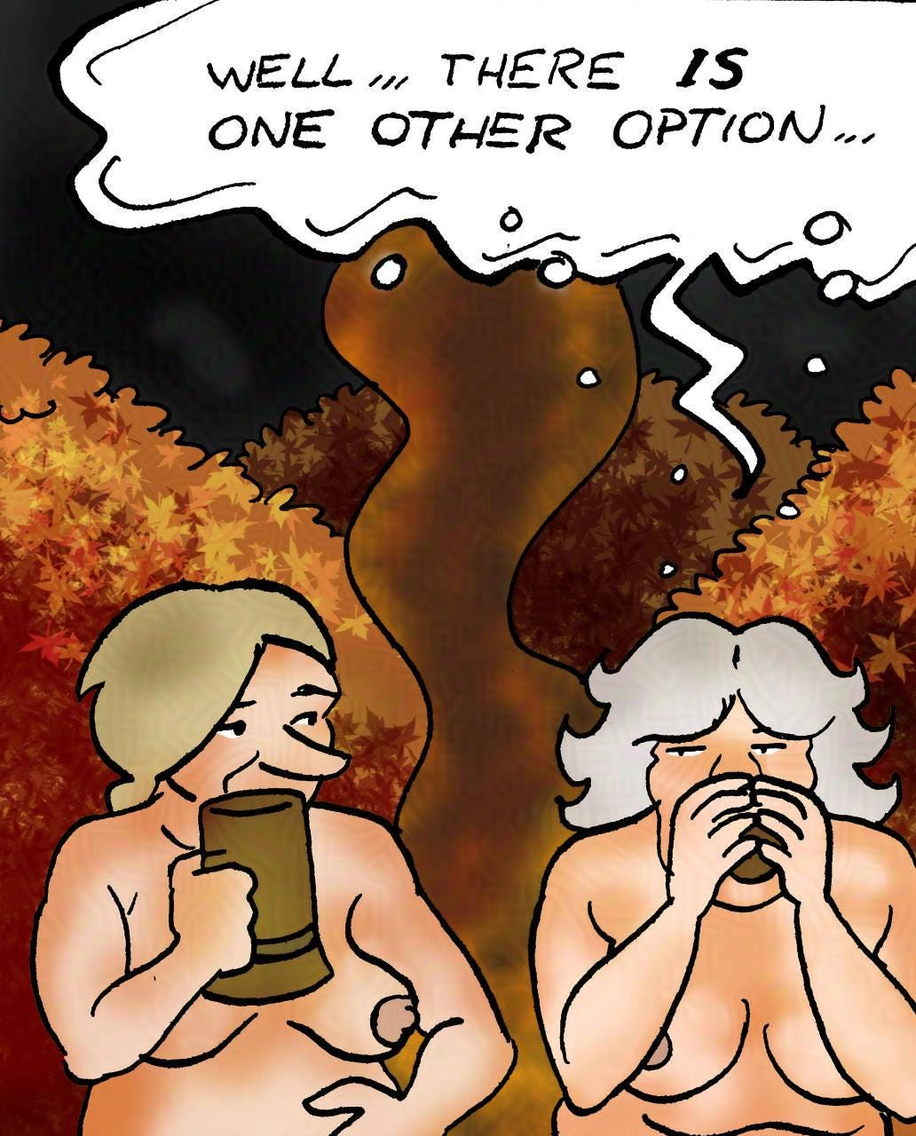 Panel 6. Atra: Well... there IS one other option...