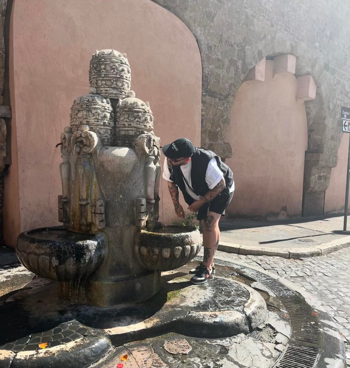 Drinking fountain in Rome