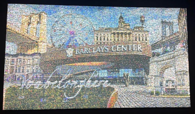 At the Barclays Center, an Anniversary Image Claims Brooklyn