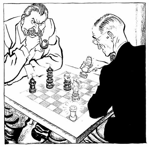 Chess games of the rich and famous: Truman vs. Stalin, over Berlin |  Millard Fillmore's Bathtub
