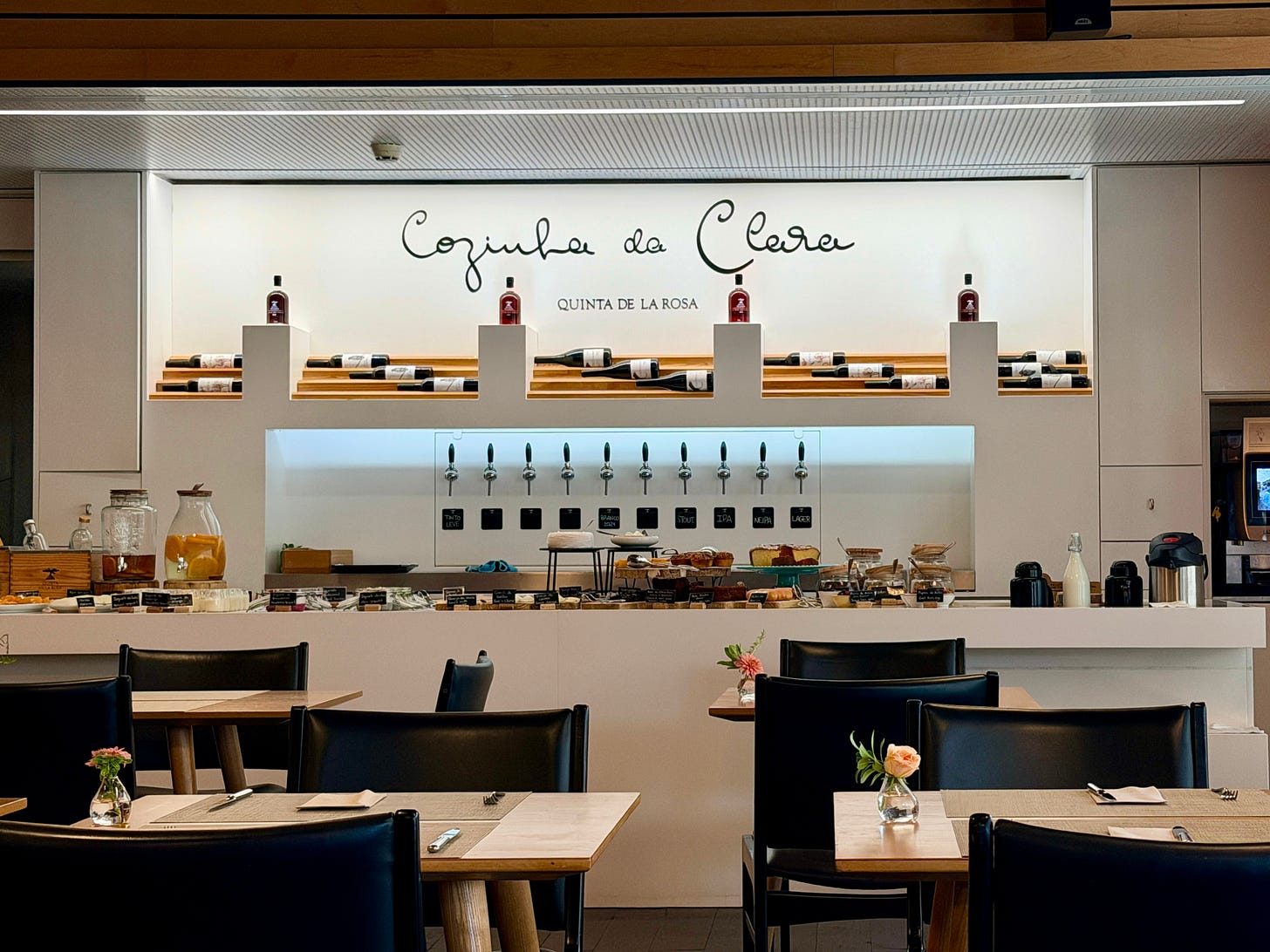 Breakfast set-up at Cozinha da Clara Breakfast set-up at Cozinha da Clara