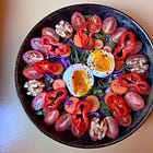 Anti-Inflammatory Soft-Boiled Egg & Walnut Salad